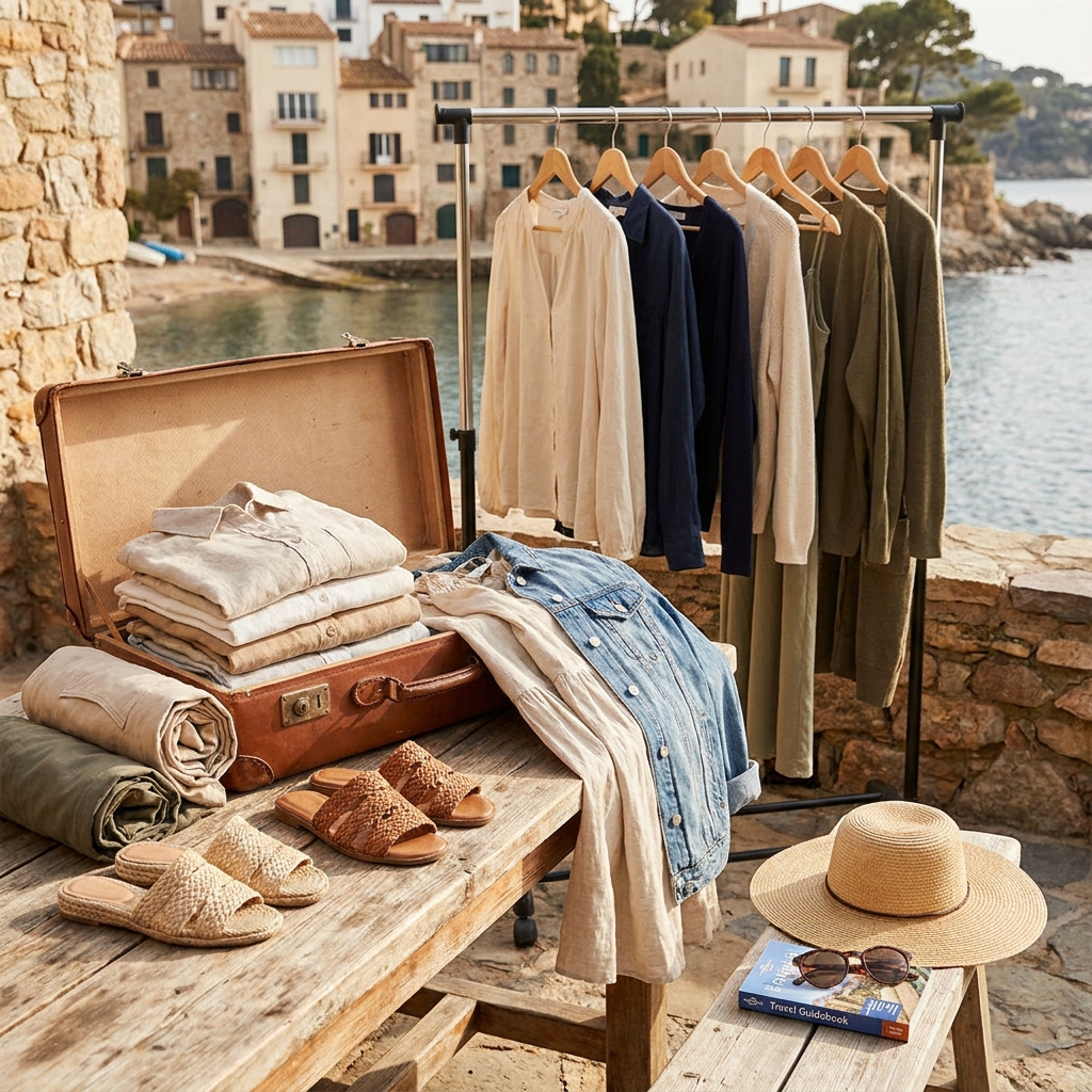 How to plan outfits for a weeklong summer vacation (capsule + outfit calendar)