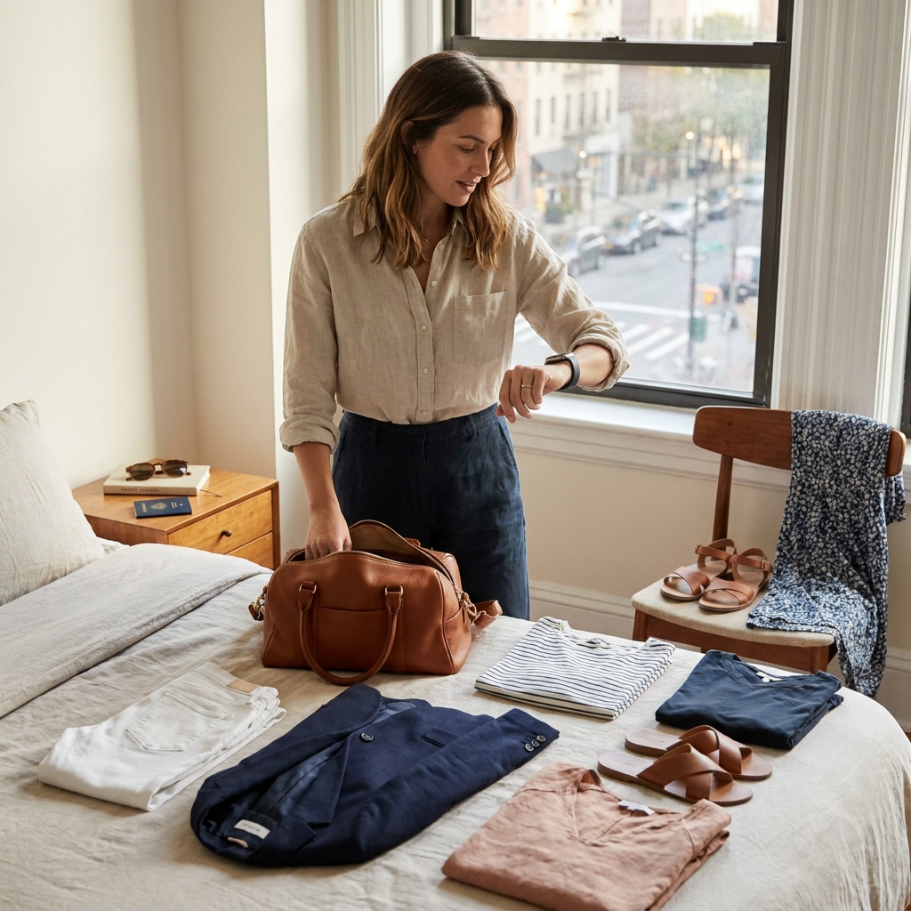 How to pack outfits for a last-minute summer weekend trip (leaving today)