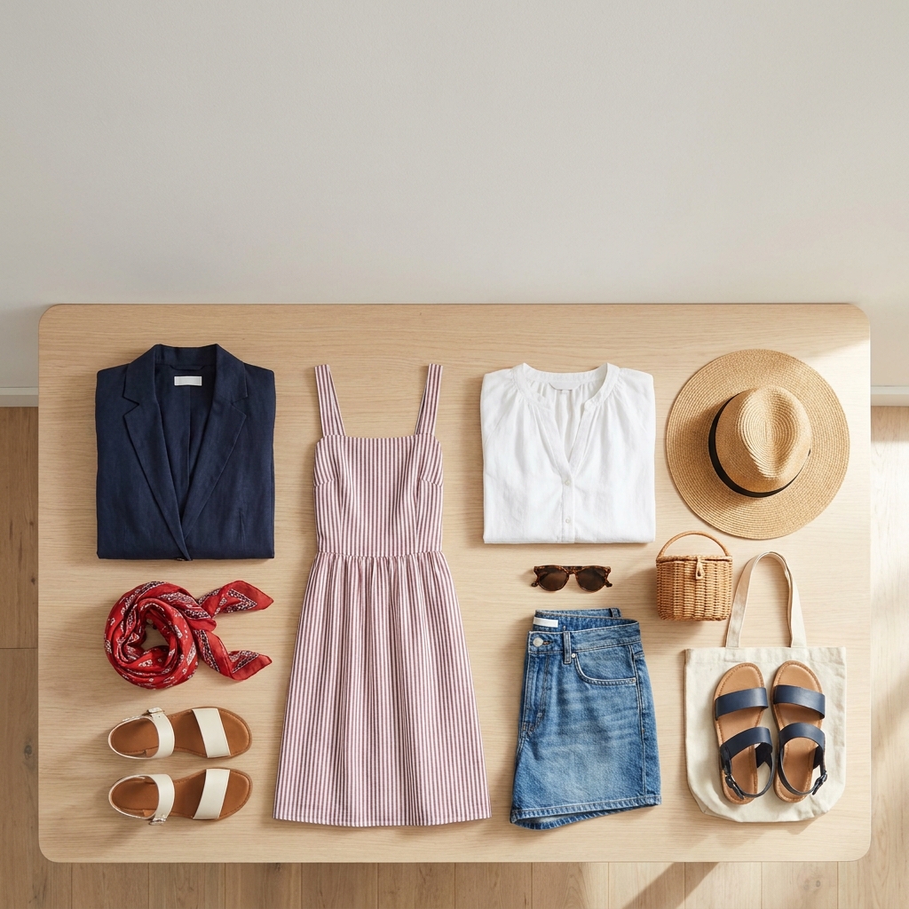 What to wear the week of July 4 (a Monday–Sunday outfit plan for women 35+)