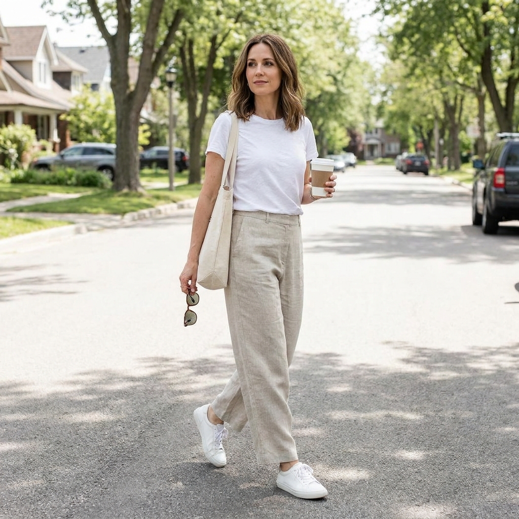 What to wear the day after July 4 (easy, comfortable outfits for a low-key Sunday)