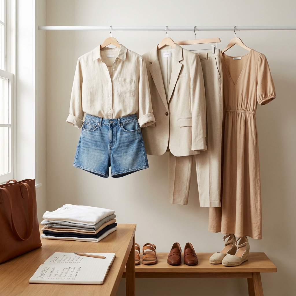 How to build a summer ‘uniform’ (3 repeatable outfits that always work)