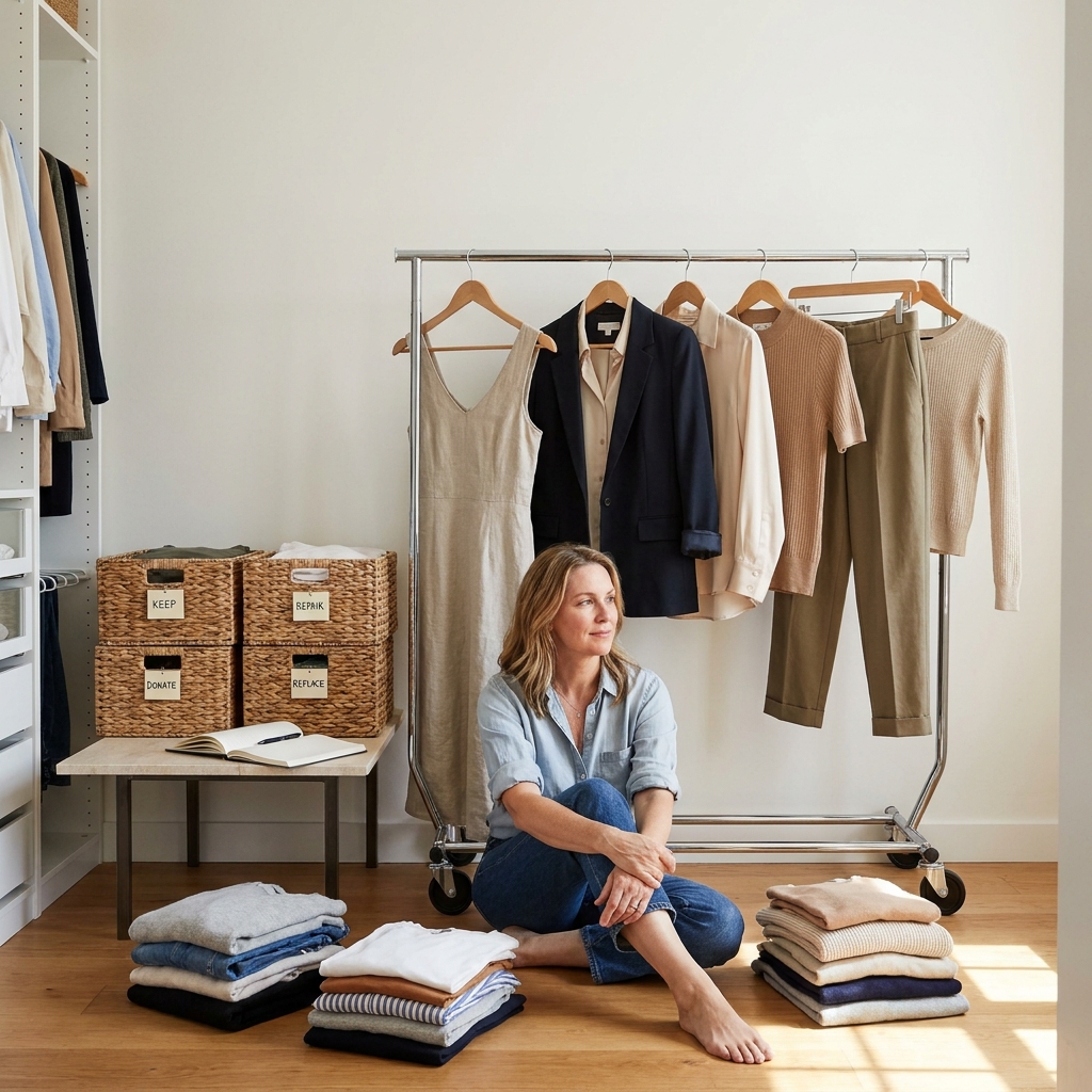How to declutter and refresh your summer closet in one evening (style-focused edit, not extreme minimalism)