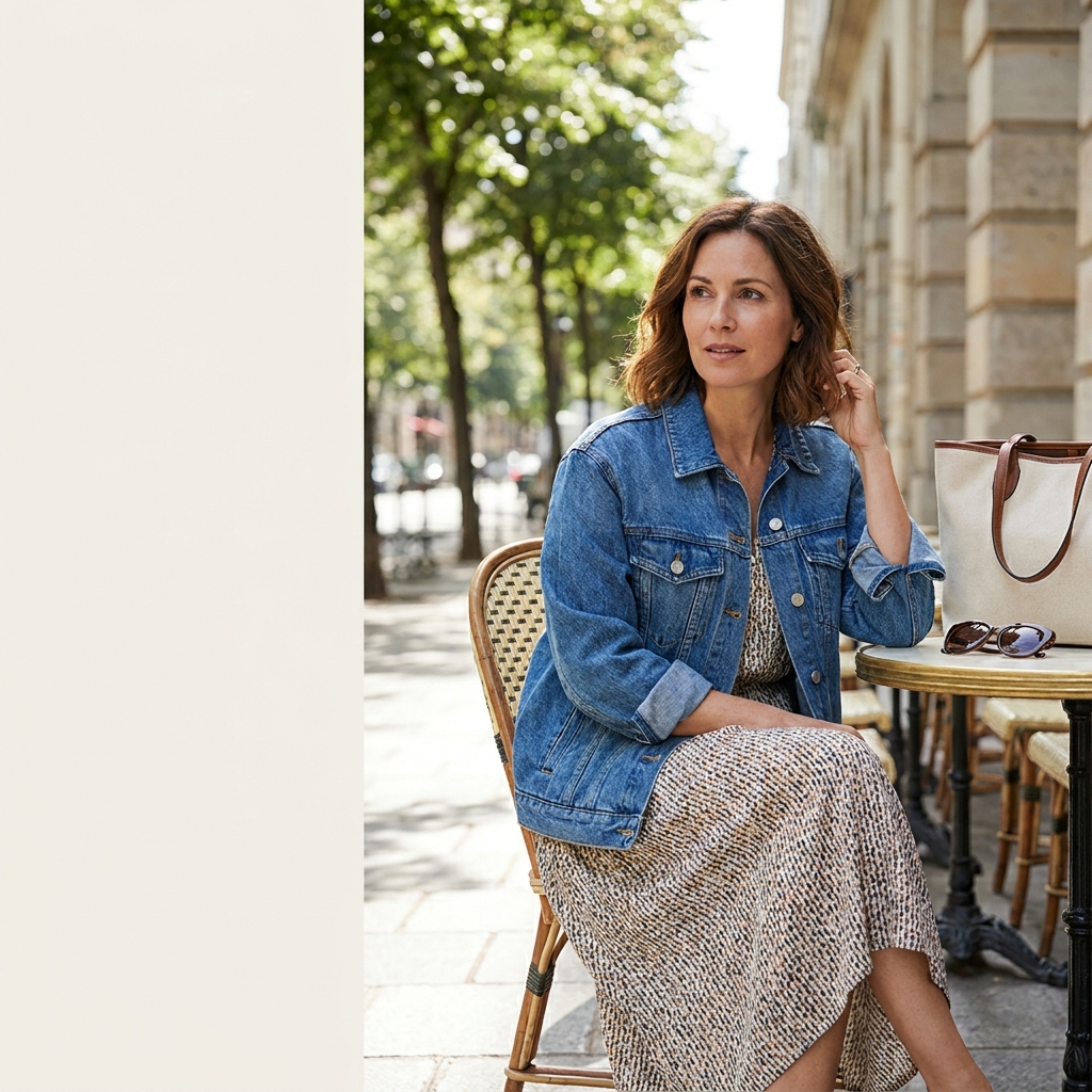 How to style a denim jacket in late summer (without looking dated)