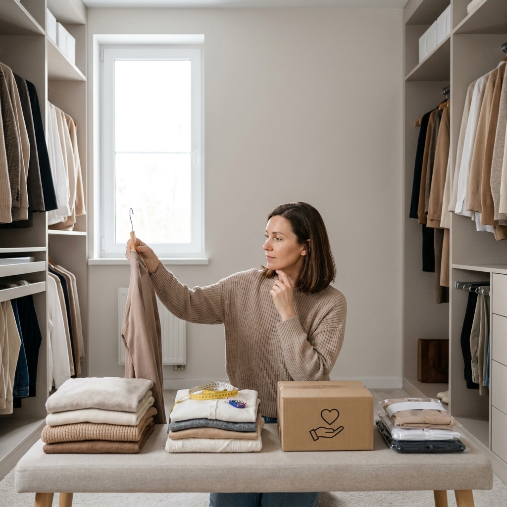 A simple August ‘reset’ closet edit (keep, tailor, donate, replace)